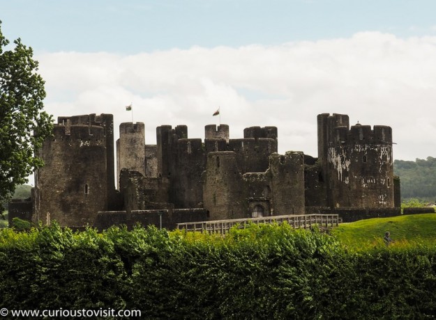 Wales Caerphilly castle