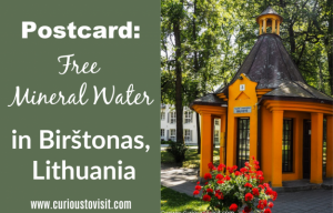 Postcard: Free Mineral Water in Birštonas