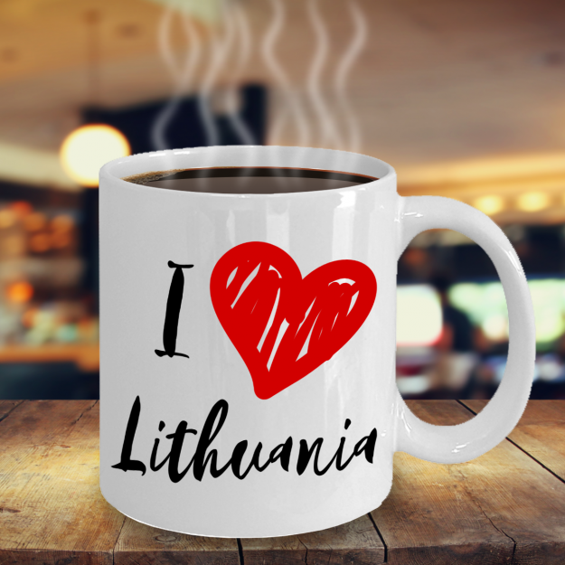 Shop I Heart Lithuania Mug